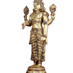 Pure Brass Tirupati Balaji Idol 33.5" | Lord Venkateswara Statue | Superfine Brass with Golden Butter Finish | Divine Presence for Home Temples & Sacred Spaces